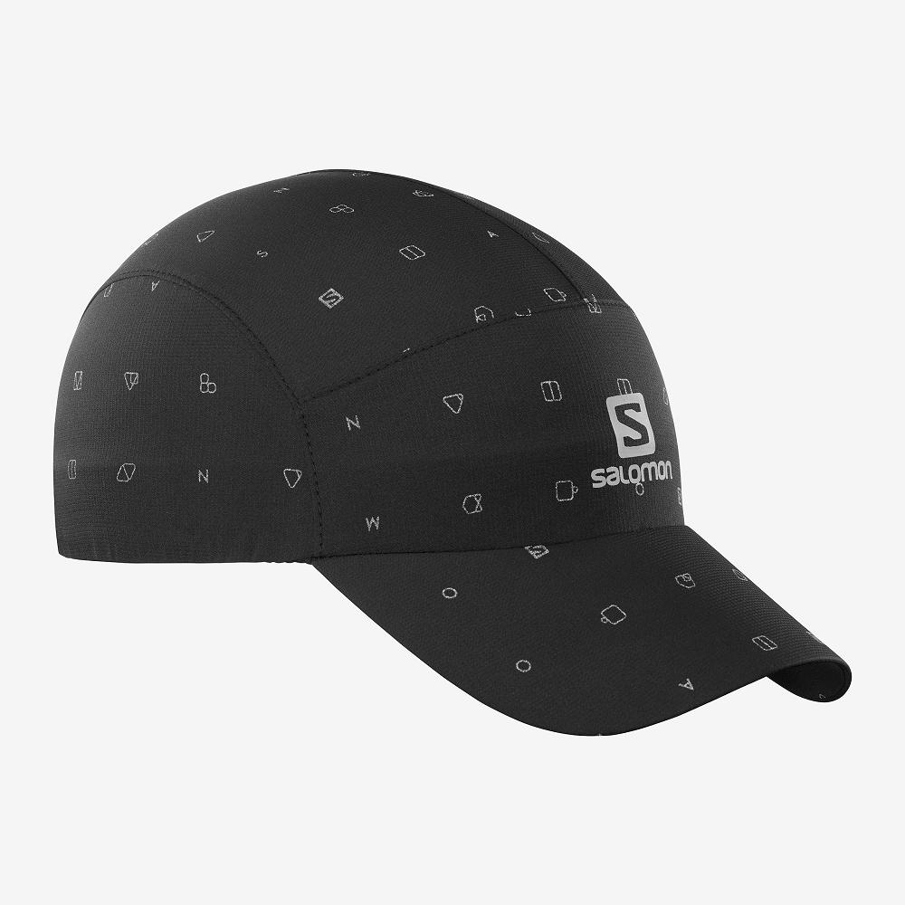 SALOMON REFLECTIVE Philippines - Men's Caps - Black | 325718-ANQ